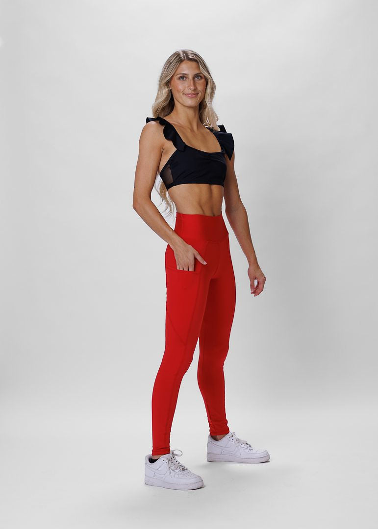 Seamless (Active) Leggings - Red – Addict Fit
